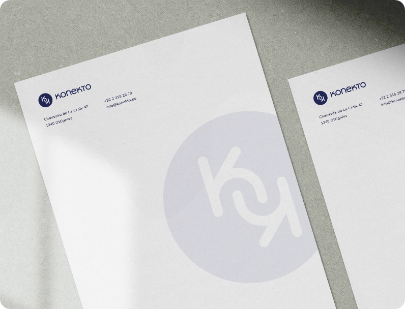 En-tête lettre client Konekto